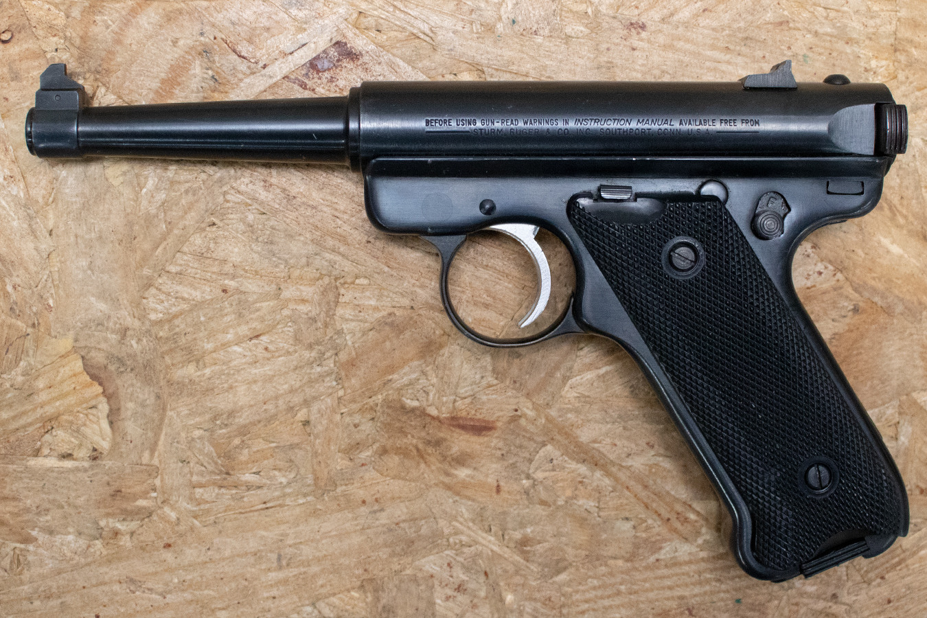 RUGER Mark II 22LR Police Trade-In Pistol with 4.75 Inch Barrel