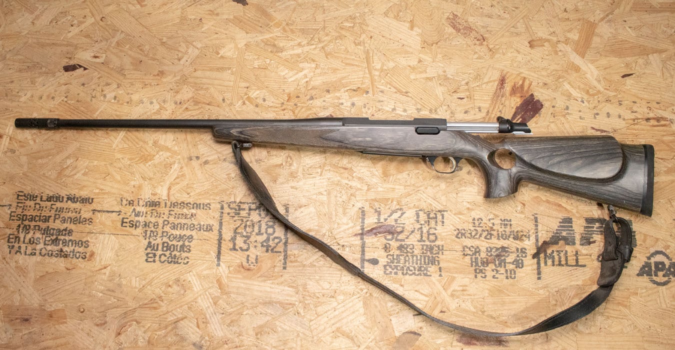 BROWNING FIREARMS A-Bolt 7mm Rem Mag Police Trade-In Rifle with Laminated Stock, BOSS Muzzle Brake