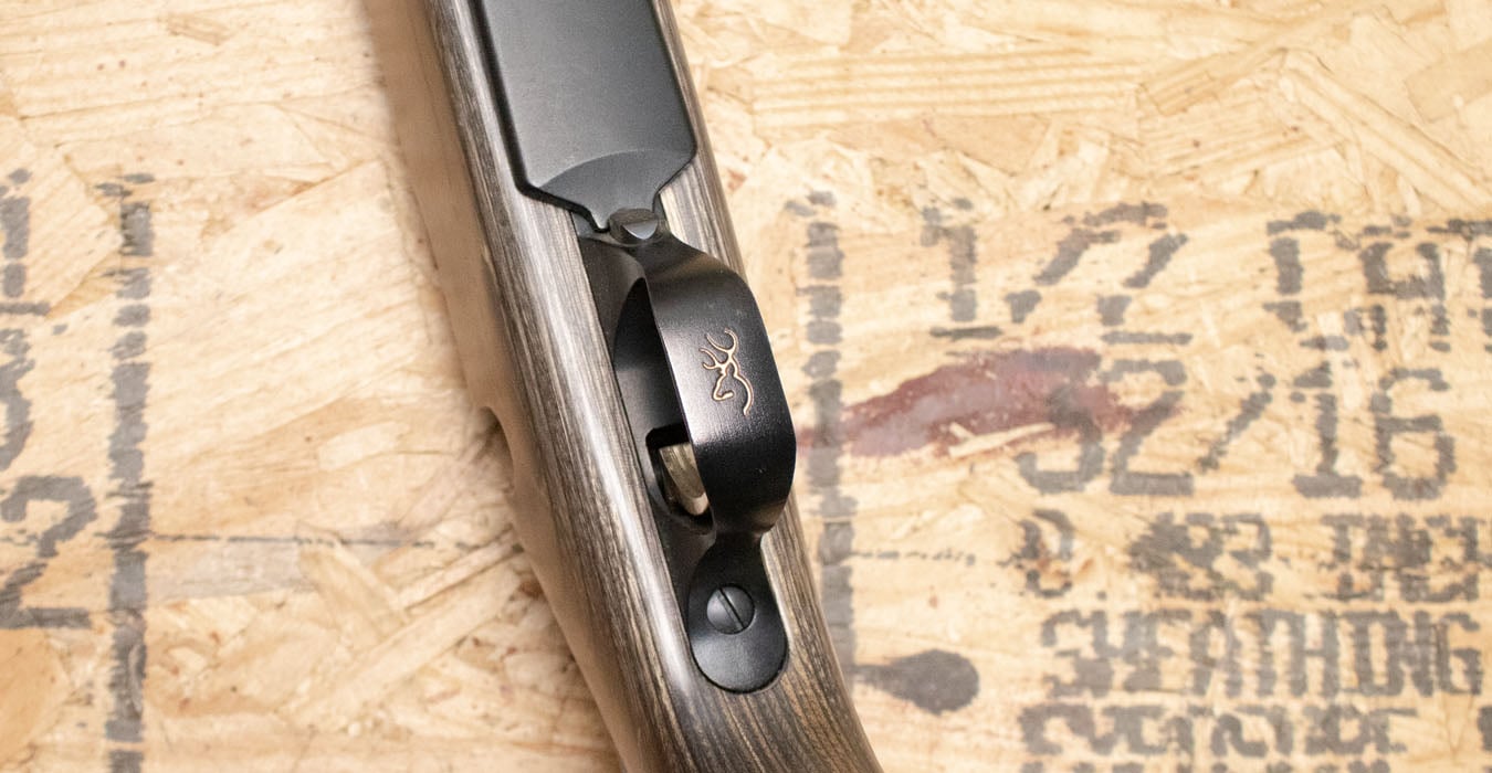 BROWNING FIREARMS A-Bolt 7mm Rem Mag Police Trade-In Rifle with Laminated Stock, BOSS Muzzle Brake