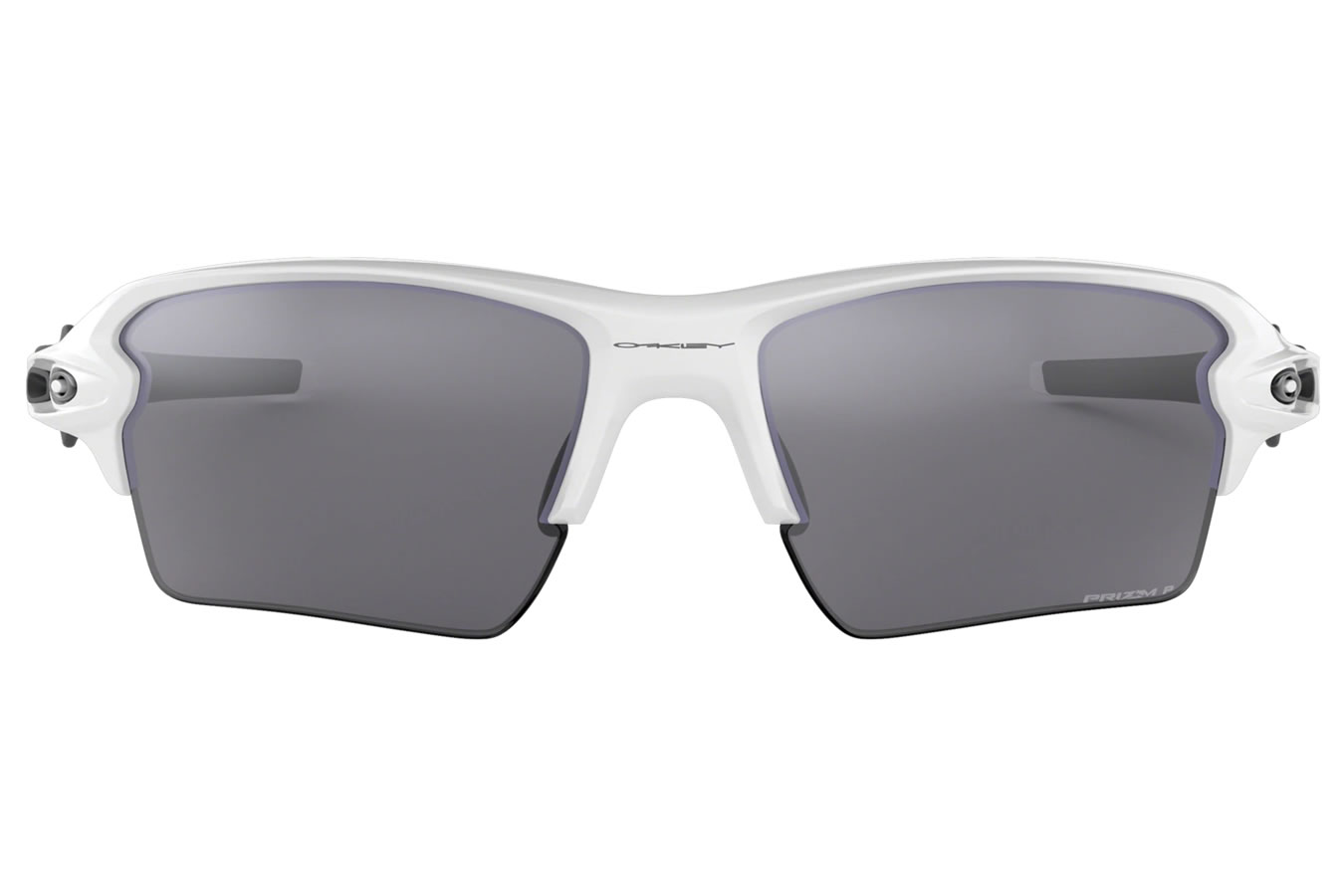 OAKLEY Flak 2.0 XL Sunglasses with Polished White Frame and Prizm Polarized Lenses