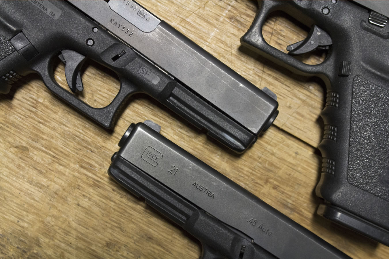 GLOCK 21SF Gen3 45 ACP Police Trade-ins (Fair Condition)
