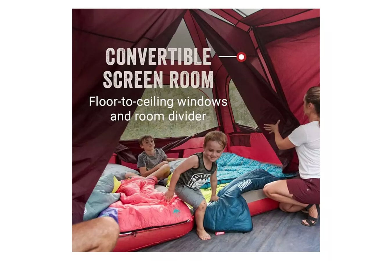 Coleman Skylodge 10 Person Tent Blackberry