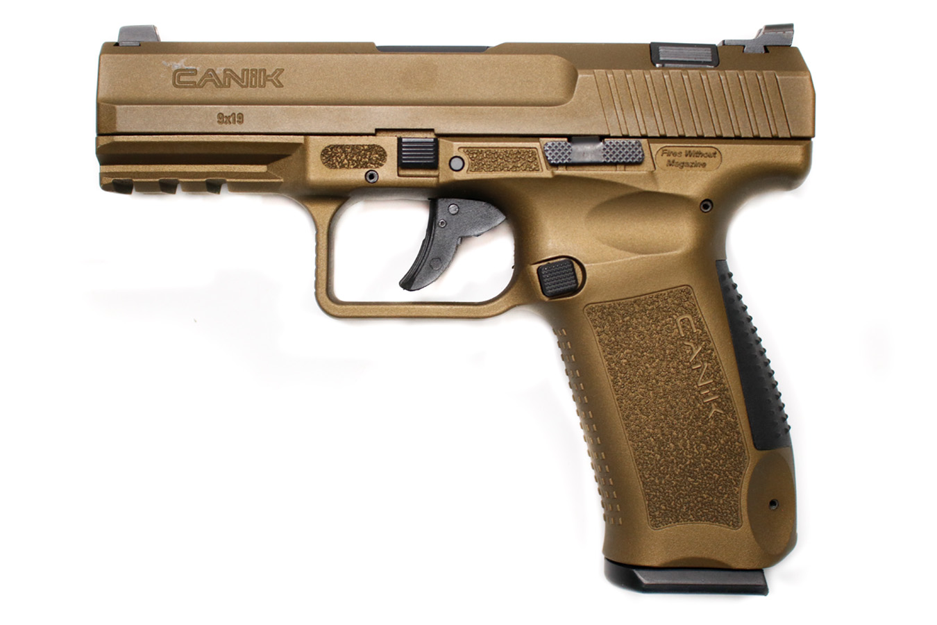 CANIK TP9 DA 9mm Police Trade-In Pistol with Burnt Bronze Cerakote Finish
