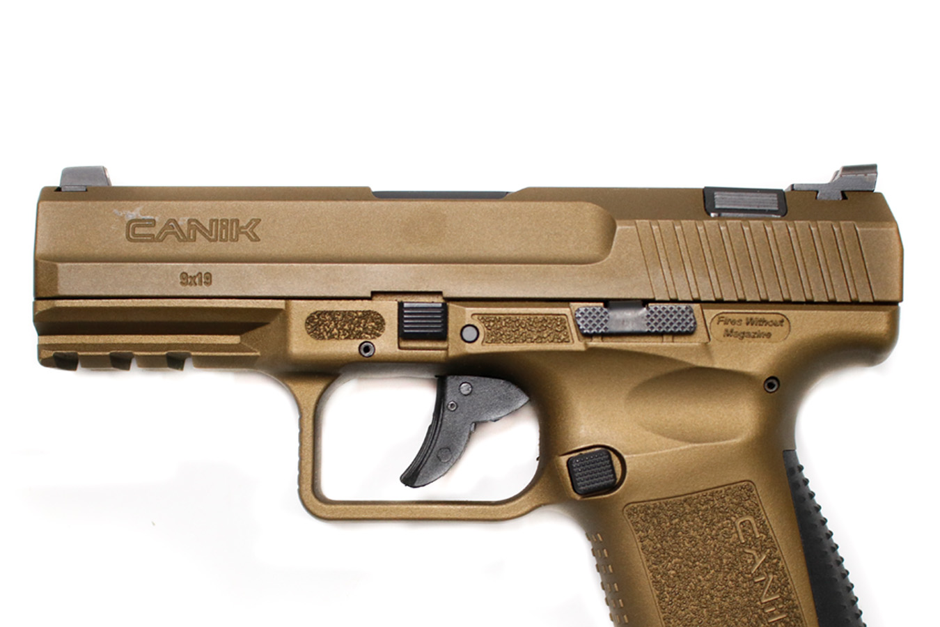 CANIK TP9 DA 9mm Police Trade-In Pistol with Burnt Bronze Cerakote Finish