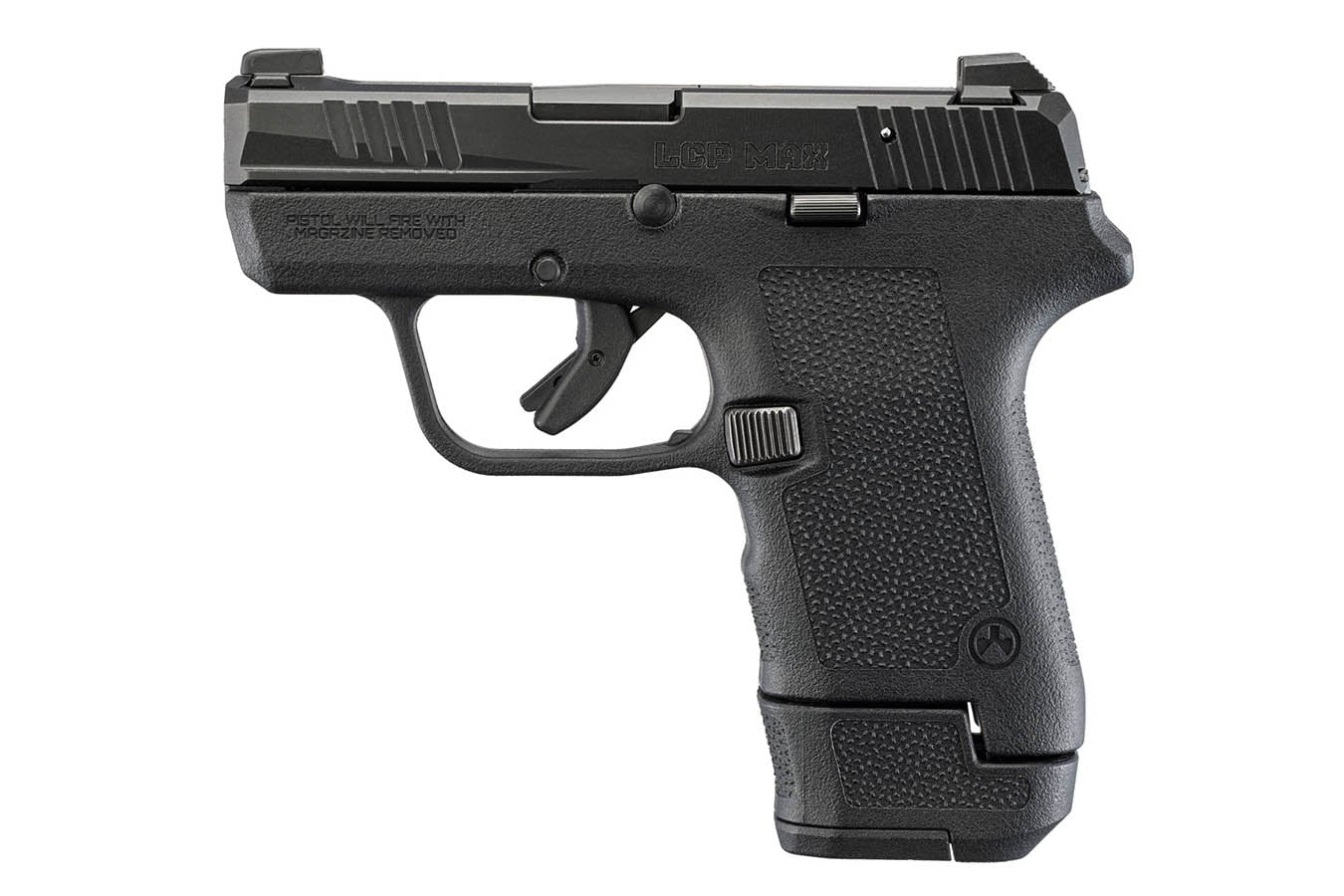 RUGER LCP MAX 380 ACP Semi-Auto Pistol with Black Magpul EHG Grip