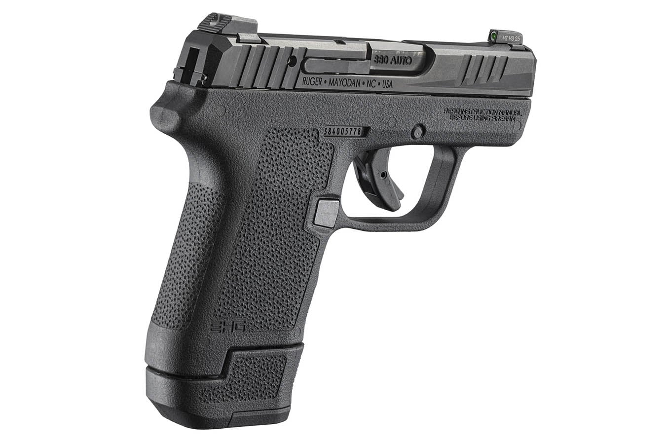 RUGER LCP MAX 380 ACP Semi-Auto Pistol with Black Magpul EHG Grip