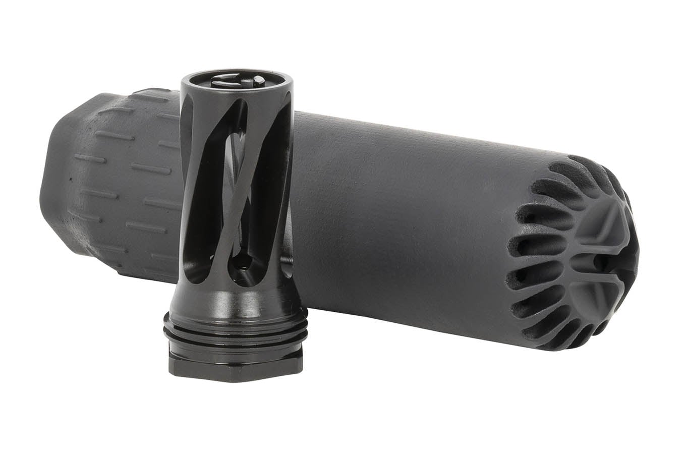 Huxwrx FLOW 556k Multi Caliber Suppressor with Flow Through Technology