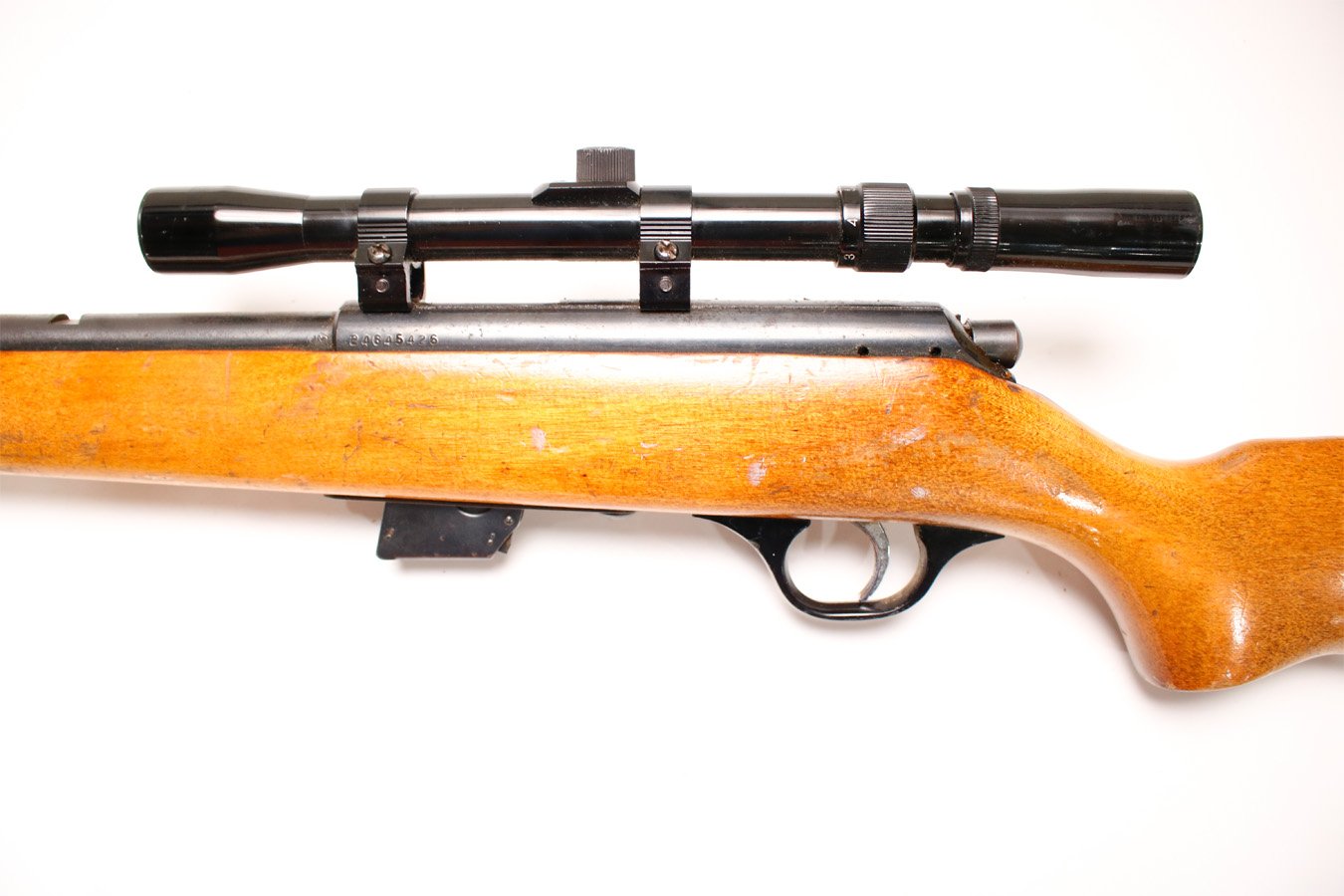 GLENFIELD Model 60 22 S-L-LR Police Trade-in Bolt-Action Rifle w/ Scope
