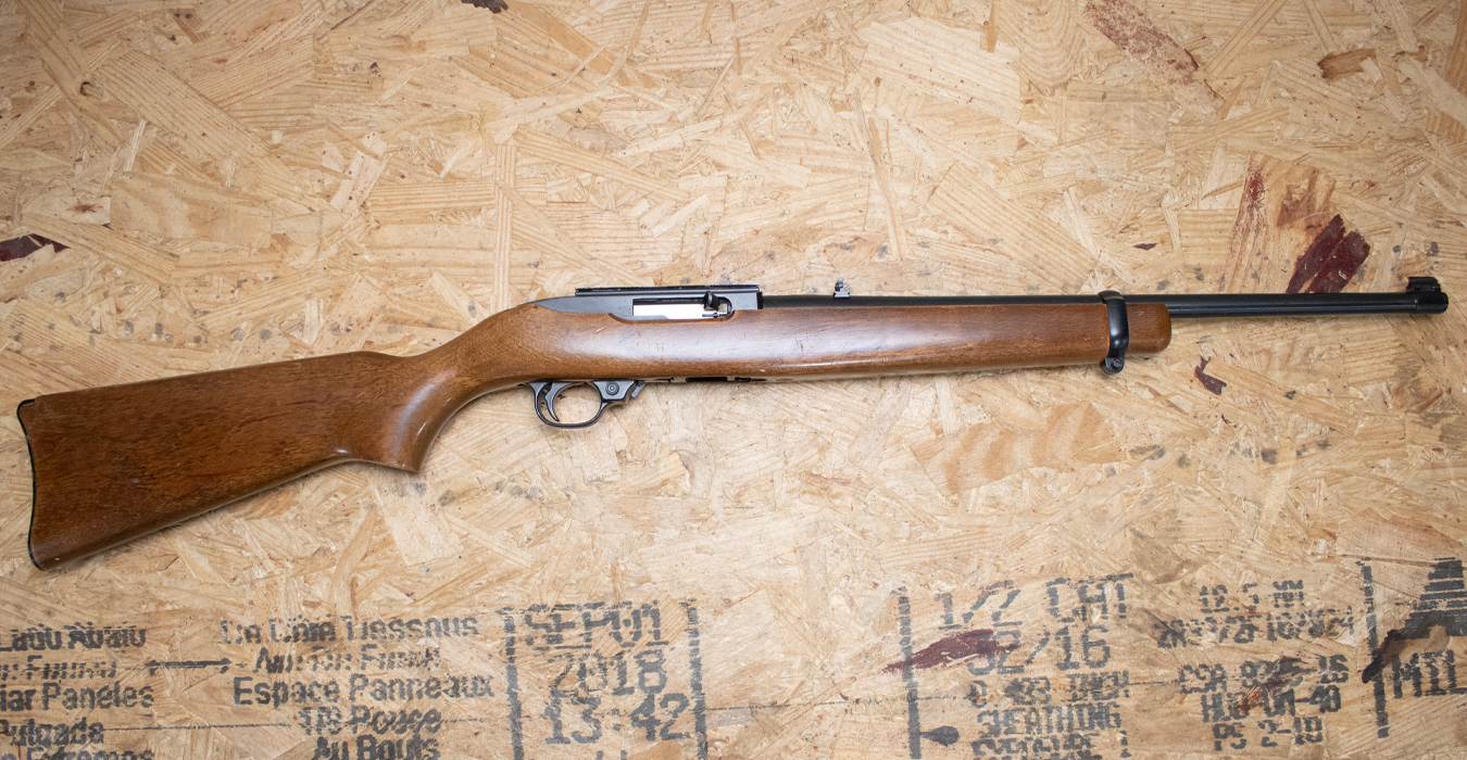 RUGER 10/22 Carbine 22 LR Police Trade-In Rifle with Receiver Scope Mount