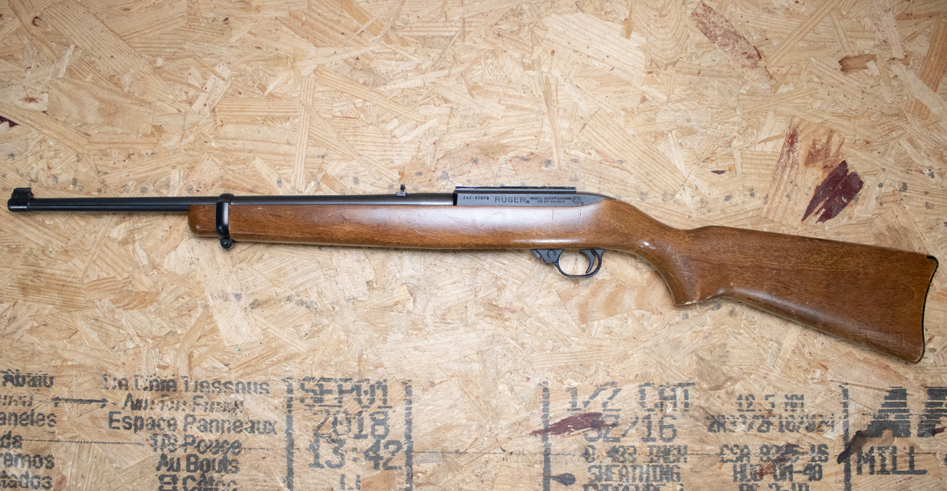 RUGER 10/22 Carbine 22 LR Police Trade-In Rifle with Receiver Scope Mount
