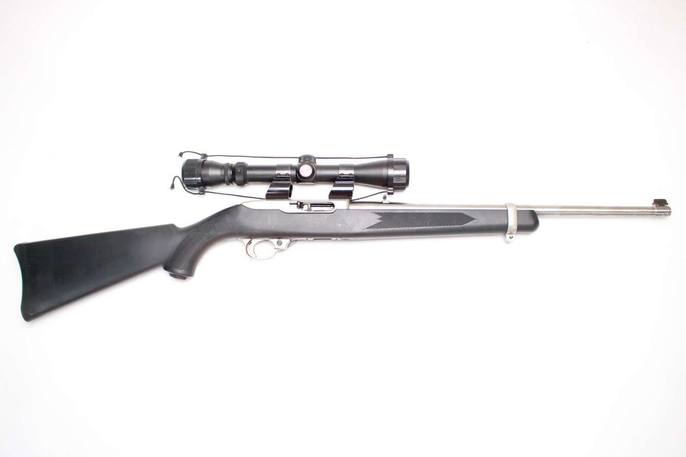 Ruger 10/22 22LR Police Trade-in Semi-Auto Rifle with Simmons Scope and Stainless Barrel