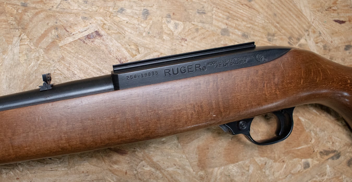 RUGER 10/22 Carbine 22 LR Police Trade-In Rifle with Scope Base Mount