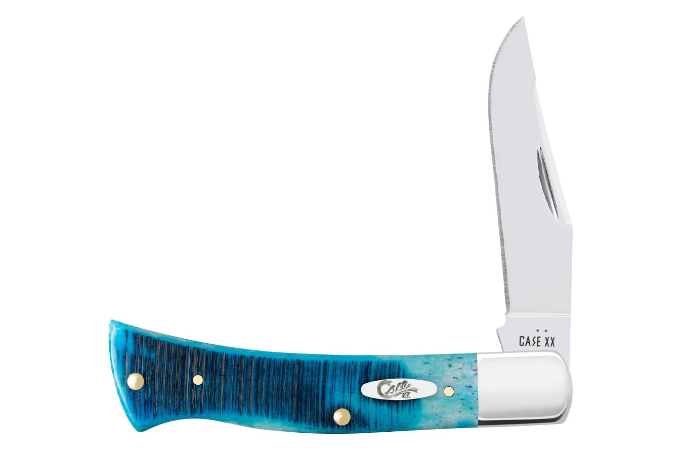 Wrcase Sawcut Jigged Folding Pocket Knife - Caribbean Blue