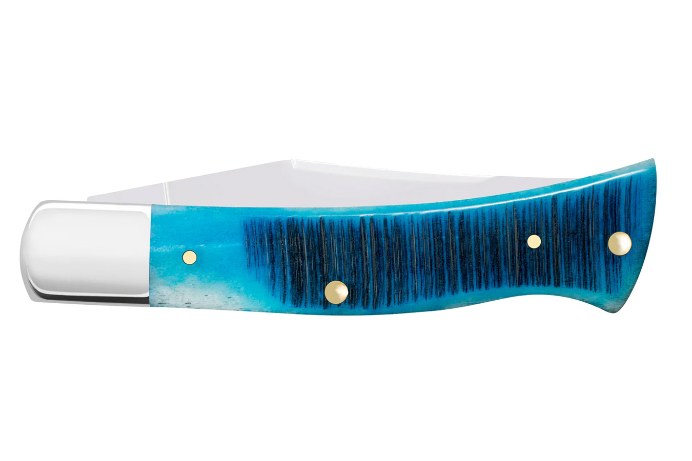 Wrcase Sawcut Jigged Folding Pocket Knife - Caribbean Blue