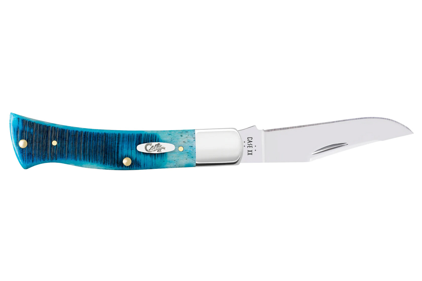 Wrcase Sawcut Jigged Folding Pocket Knife - Caribbean Blue