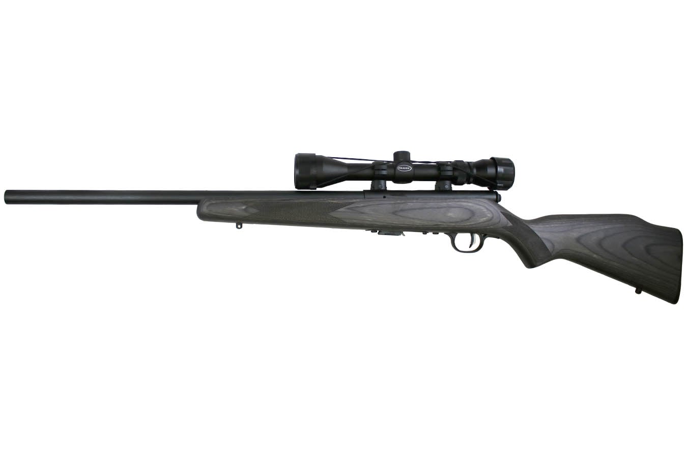 SAVAGE Mark II BVXP 22LR Bolt-Action Rifle with Gray Laminate Stock and 3-9x40mm Scope