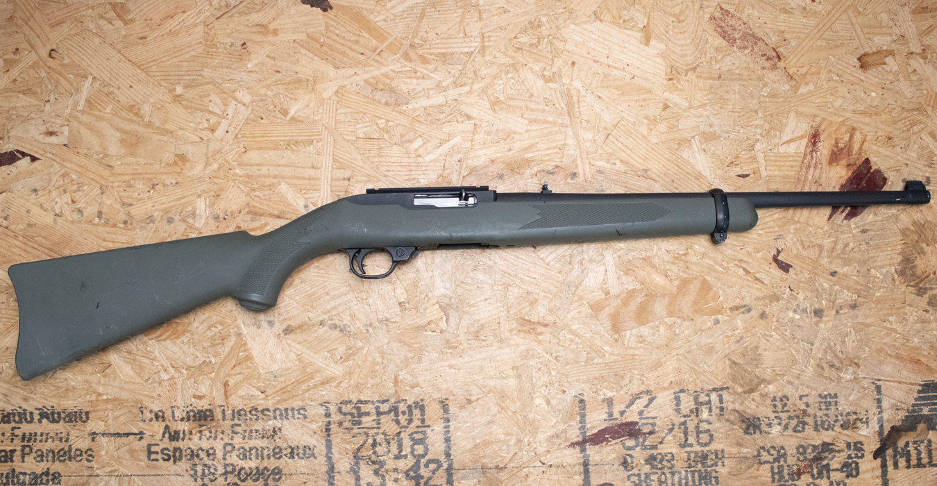 RUGER 10/22 22 LR Police Trade-In Rifle with Synthetic Stock (Magazine Not Included)