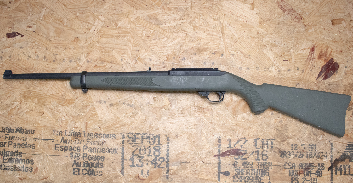 RUGER 10/22 22 LR Police Trade-In Rifle with Synthetic Stock (Magazine Not Included)