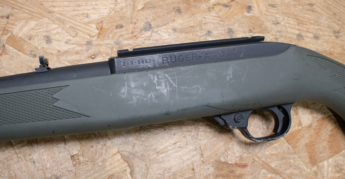 RUGER 10/22 22 LR Police Trade-In Rifle with Synthetic Stock (Magazine Not Included)
