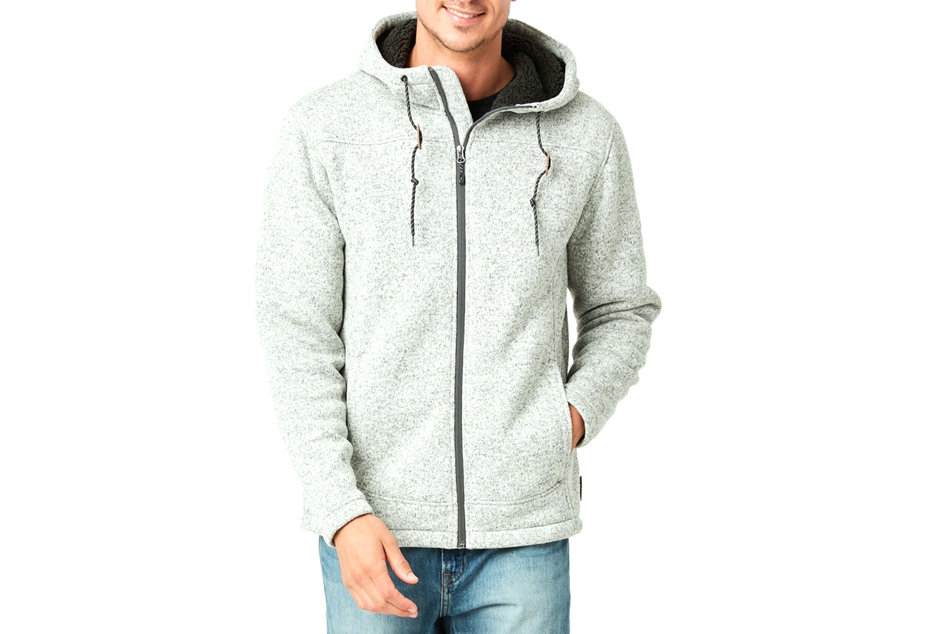 Free Country Men's Osprey Sweater Knit Fleece Jacket for Sale Online Clothing Store Vance