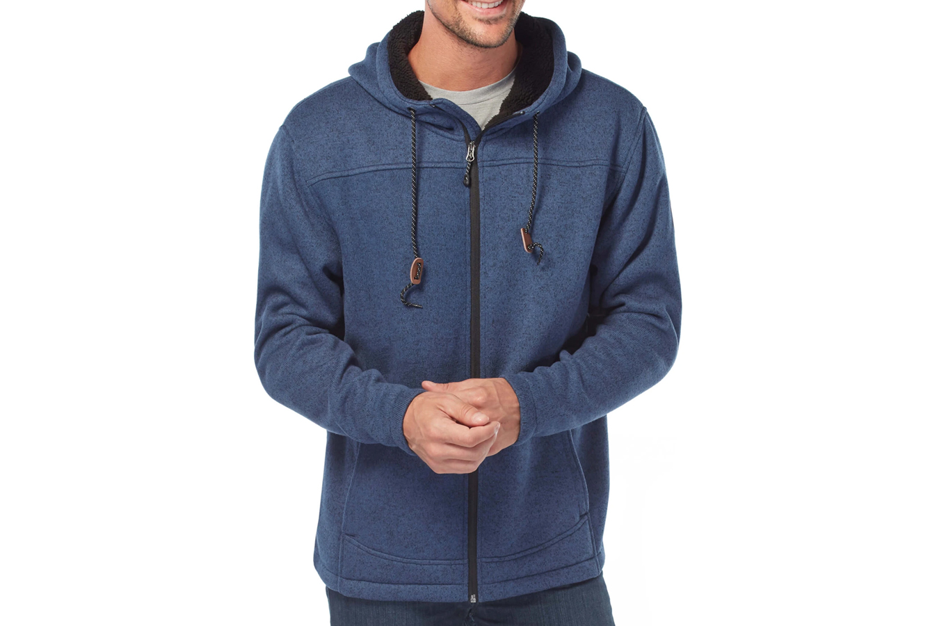 Free Country Men's Osprey Sweater Knit Fleece Jacket for Sale Online Clothing Store Vance