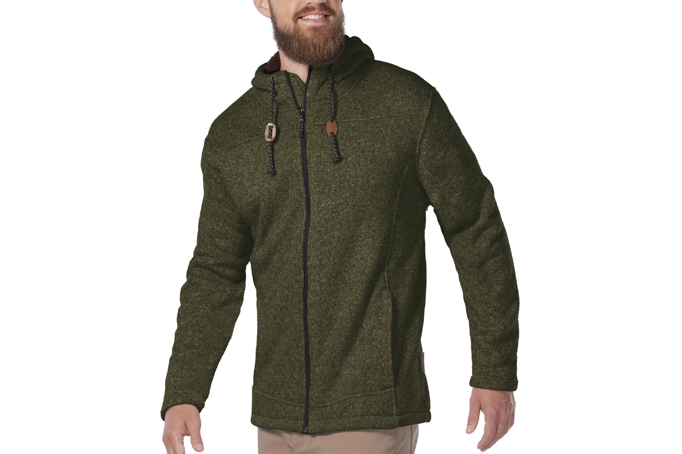 Free Country Men's Osprey Sweater Knit Fleece Jacket for Sale Online Clothing Store Vance
