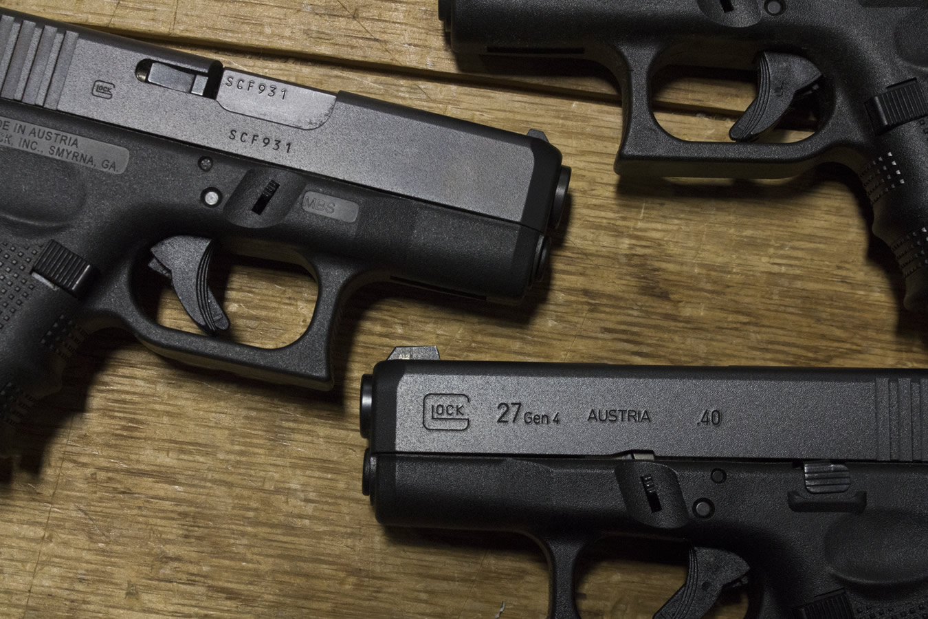GLOCK 27 Gen4 40 S&W Police Trade-ins (Very Good Condition)