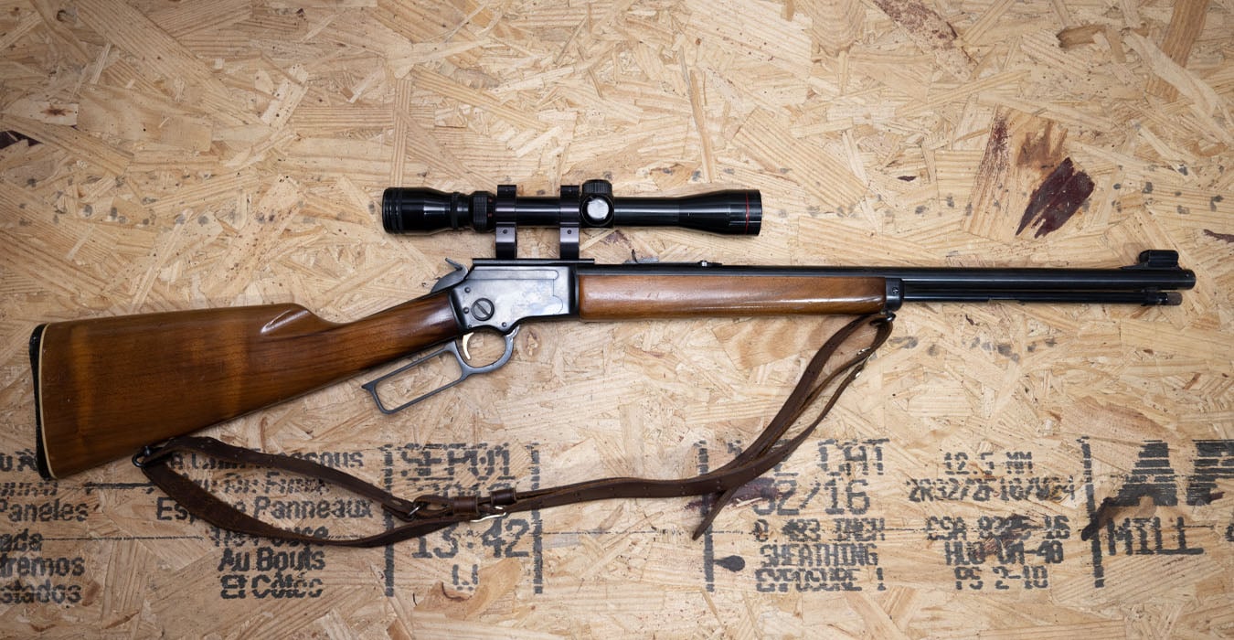 MARLIN Golden-39M 22LR Police Trade-In Rifle with JM Stamp and Scope