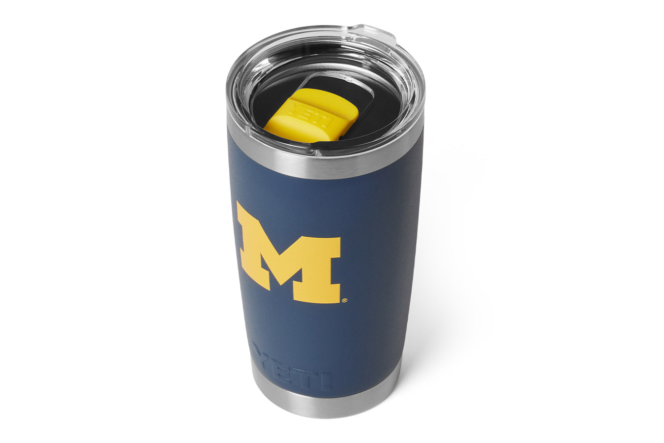 YETI COOLERS Wolverines Rambler 20 oz Tumbler Magnetic Slider