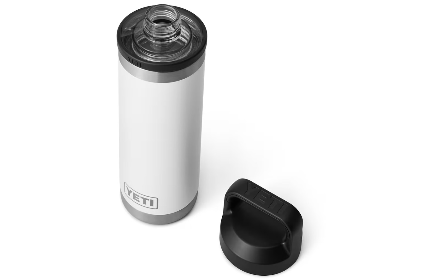 YETI 18oz Ohio State Rambler Chug Water Bottle White