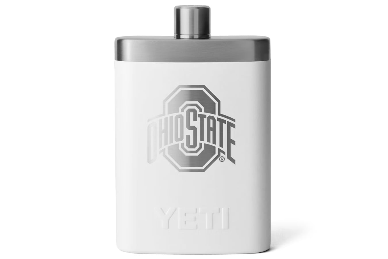 YETI COOLERS Ohio State 7oz Flask - White