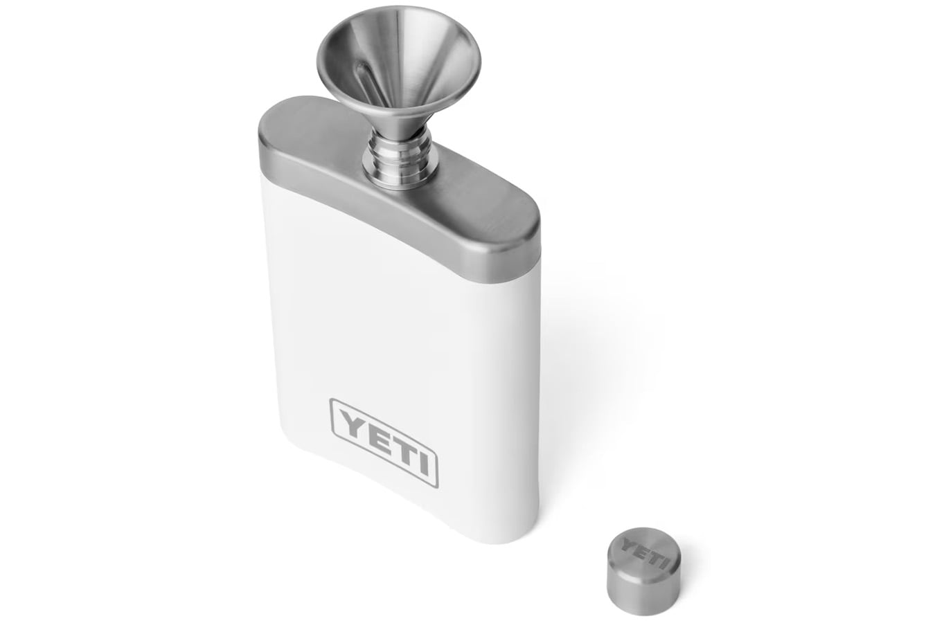 YETI COOLERS Ohio State 7oz Flask - White