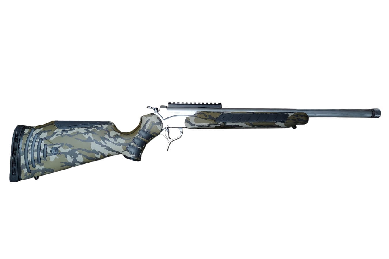 THOMPSON CENTER ENCORE ProHunter 350 Legend Single-Shot Rifle with Mossy Oak Bottomland Camo Finish