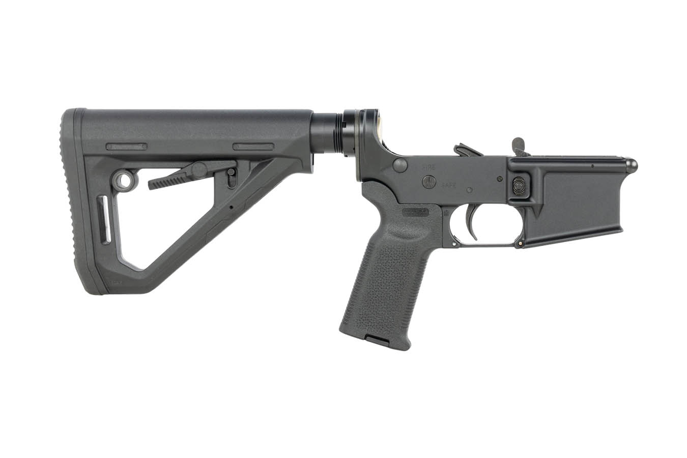 Ruger AR Complete Lower Receiver w/ MOE-K2 Grip and DT Carbine Collapsible Stock