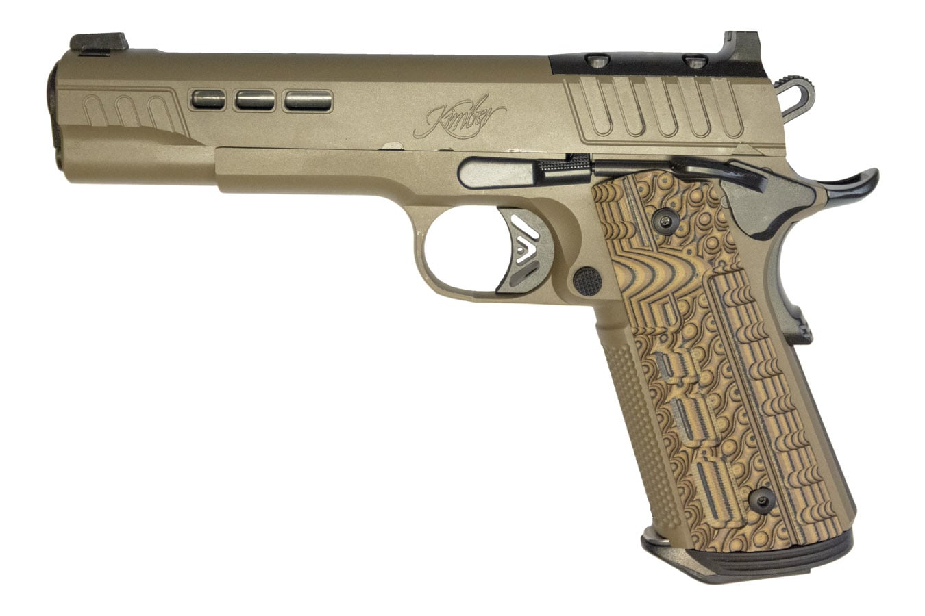 KIMBER Rapide 1911 38 Super Optic Ready Semi-Auto Pistol with FDE Finish