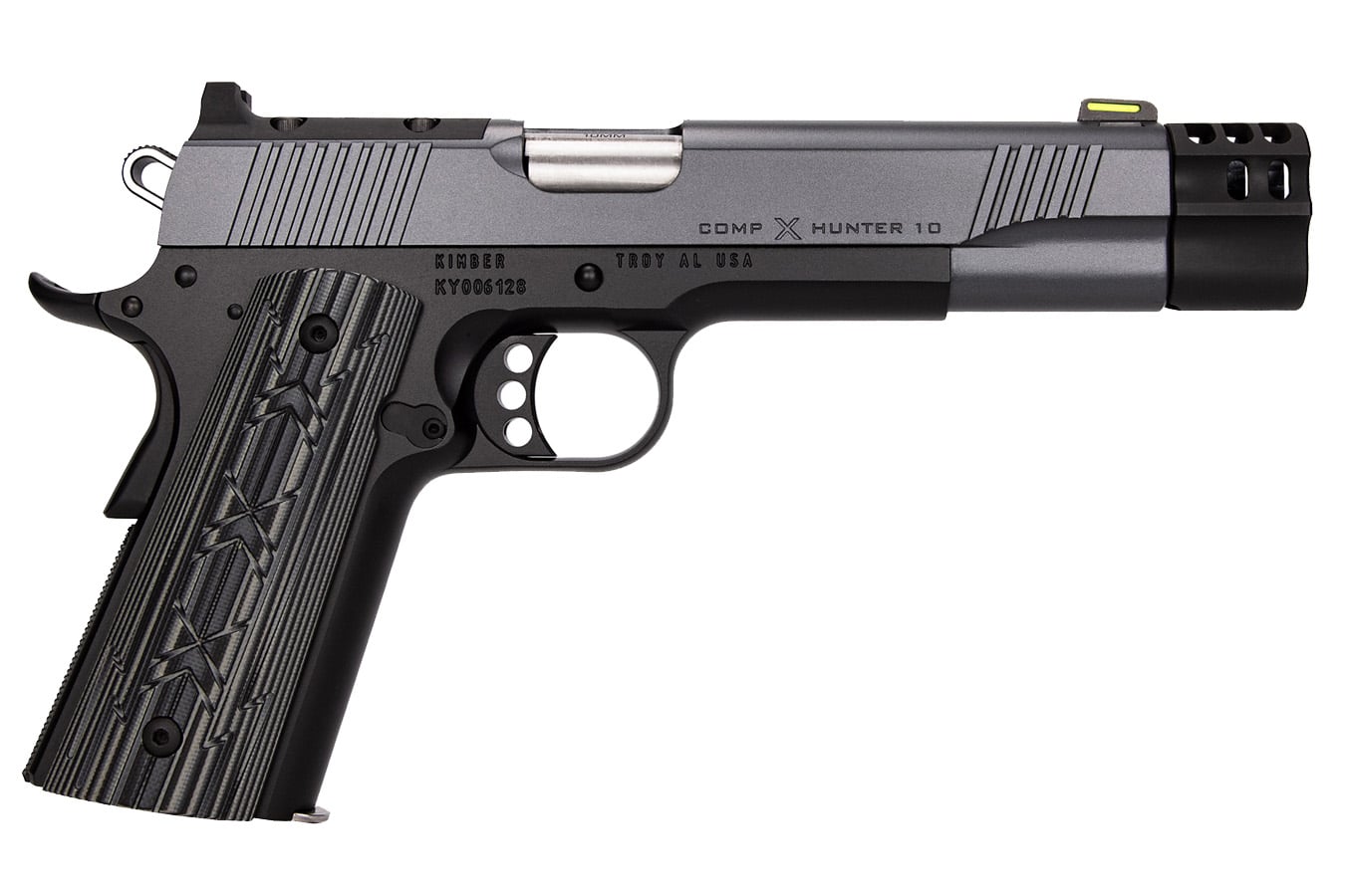 KIMBER 1911 Comp X Hunter 10mm Semi-Auto Pistol with 5 Inch Barrel and Compensator