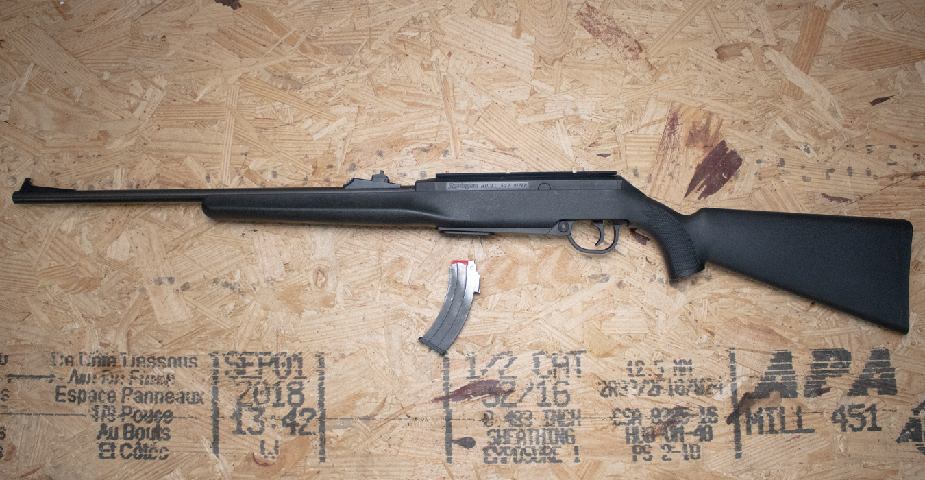 REMINGTON 522 Viper 22LR Police Trade-In Rifle with Polymer Receiver and Stock