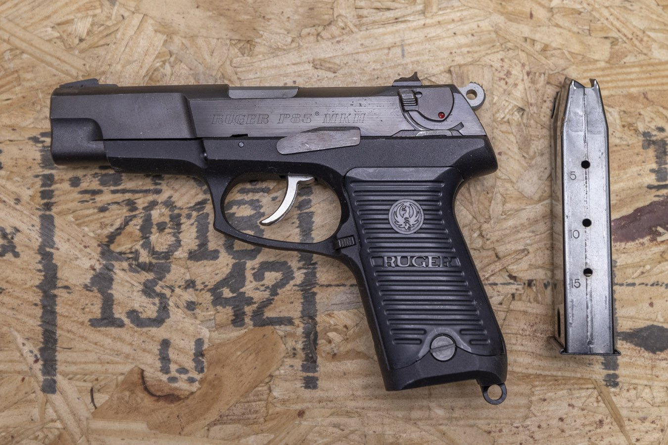 RUGER P85 MKII 9mm Police Trade-In Pistol