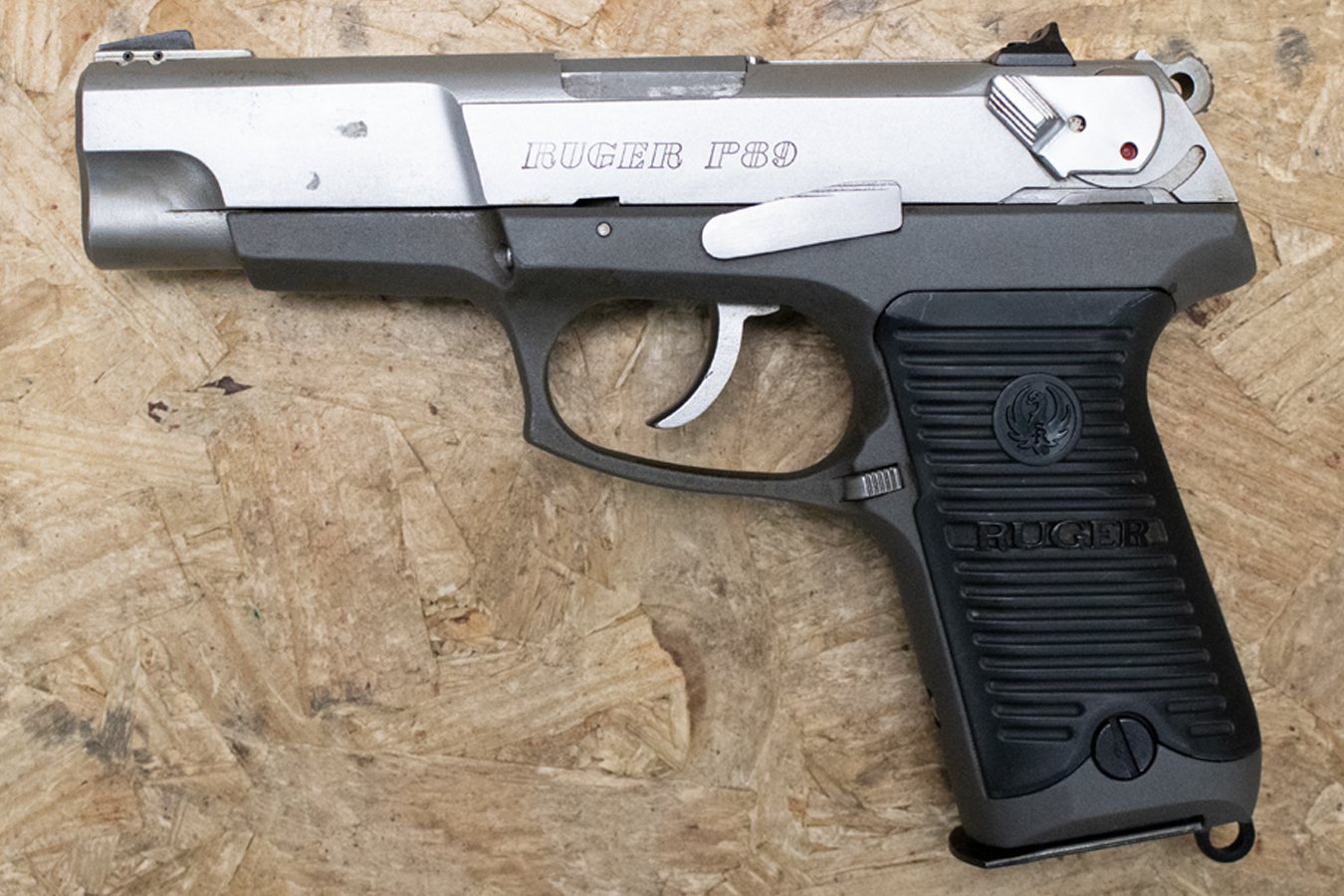 RUGER P89 9mm Police Trade-In Pistol with Two-Tone Finish