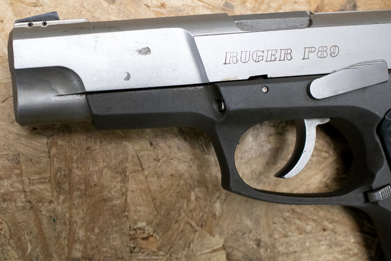 RUGER P89 9mm Police Trade-In Pistol with Two-Tone Finish