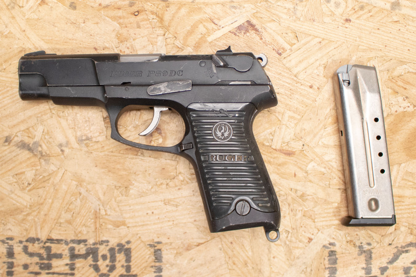 RUGER P89DC 9mm Police Trade-In Pistol