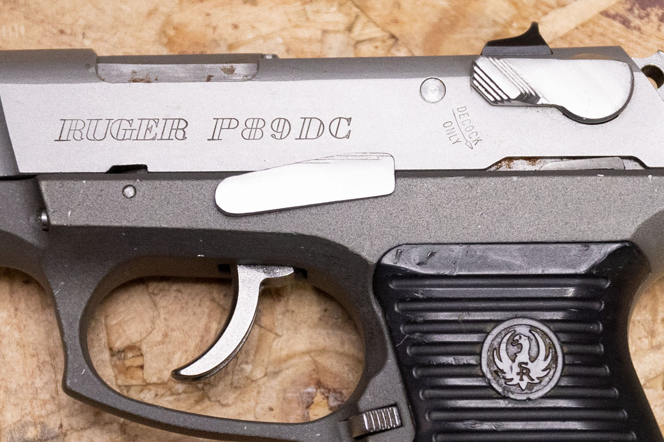 RUGER P89DC 9mm Police Trade-In Pistol (Magazine Not Included)