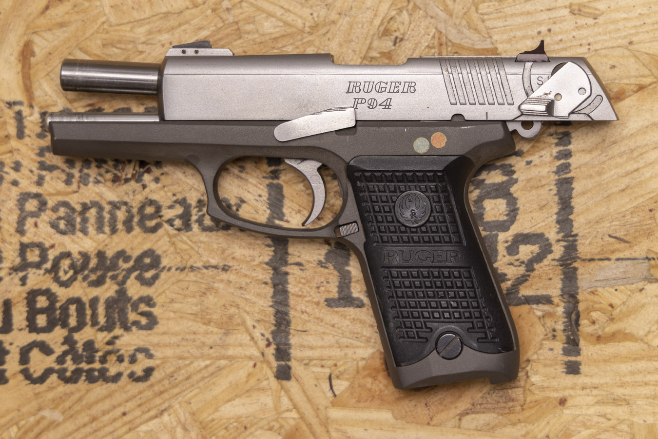 RUGER P94 9mm Police Trade-In Pistol (Magazine Not Included)