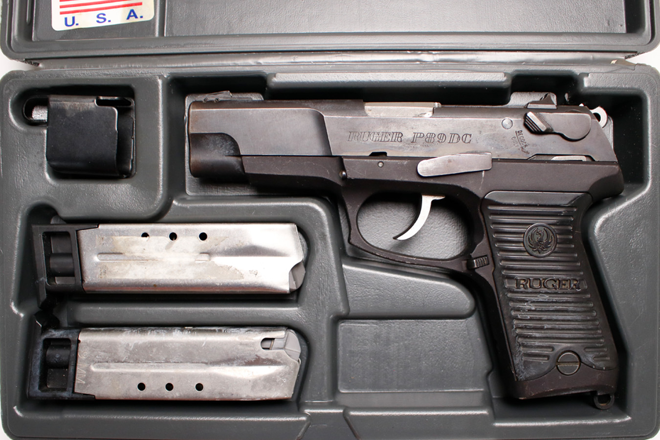 RUGER P89DC 9mm Police Trade-in Semi-Auto Pistol