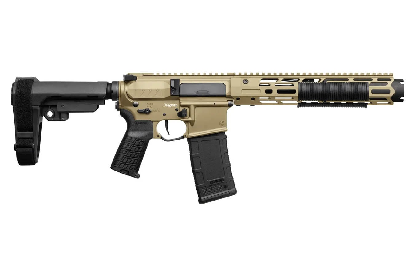 CMMG ZEROED BANSHEE Mk4 300 Blackout AR Pistol with Coyote Tan Cerakote Finish (Unsuppressed)