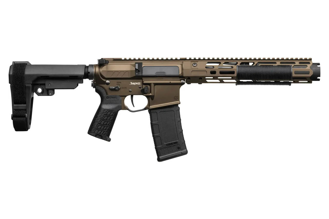 CMMG ZEROED BANSHEE Mk4 300 Blackout AR Pistol with Midnight Bronze Cerakote Finish (Unsuppressed)
