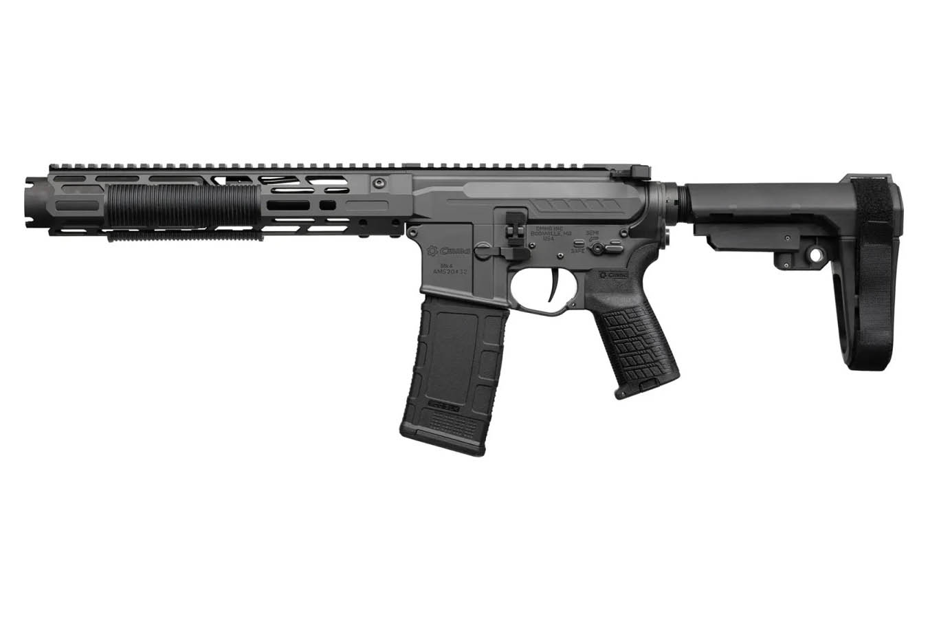 CMMG ZEROED BANSHEE Mk4 300 Blackout AR Pistol with Tungsten Cerakote Finish (Unsuppressed)