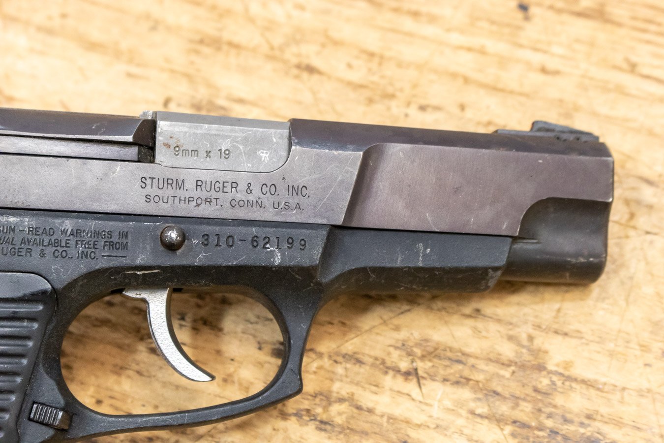 RUGER P89 9mm Police Trade-in Pistol (No Magazine)
