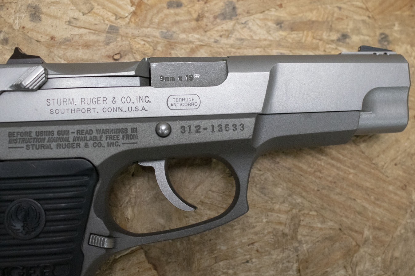 RUGER P89 9mm Police Trade-In Pistol with Two-Tone Finish