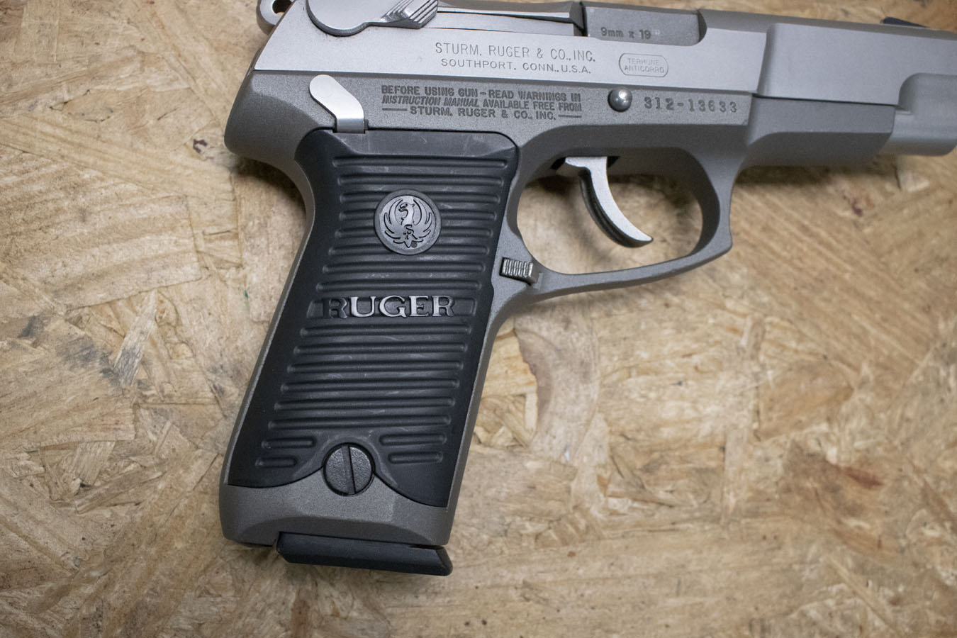 RUGER P89 9mm Police Trade-In Pistol with Two-Tone Finish